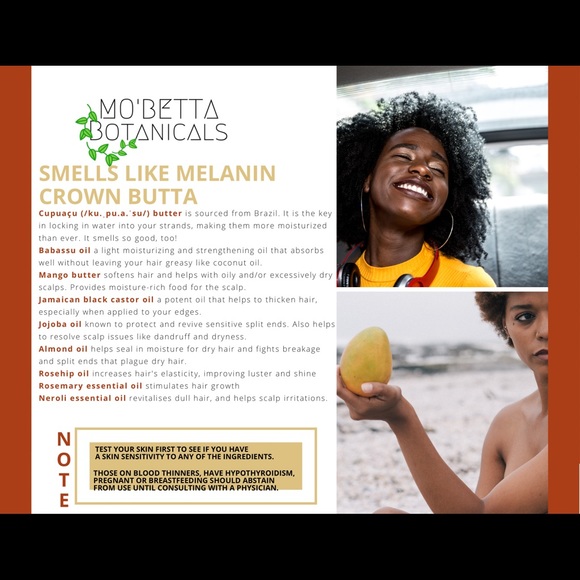 ❌SOLD OUT❌ Smells Like Melanin Crown Styling Butta - Picture 2 of 2